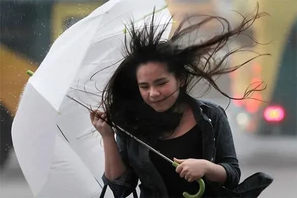 На Київ насувається гроза і шквалистий вітер