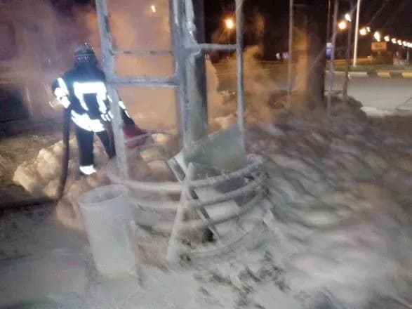 Под Киевом произошел взрыв на АЗС