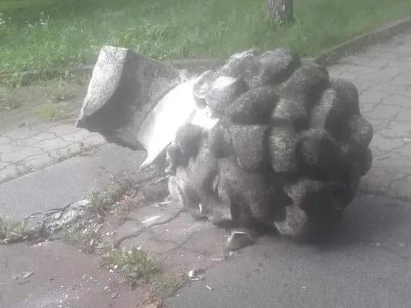 Пам'ятник Пушкіну зруйнували на Львівщині