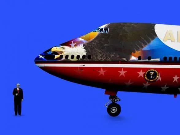 ЗМІ повідомили про бажання Трампа перефарбувати "борт номер один" в триколор