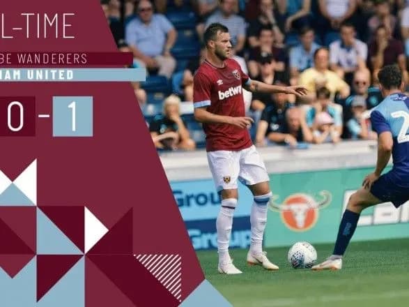 Ярмоленко провів дебютний поєдинок у складі "Вест Хема"