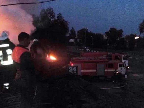 У Кривому Розі згоріло літнє кафе