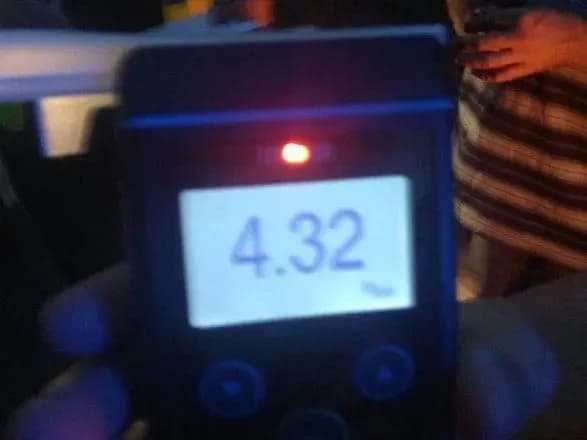 В Полтаве поймали пьяного водителя: содержание алкоголя в крови превышало норму в более 21 раз