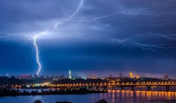 На Київ насувається гроза