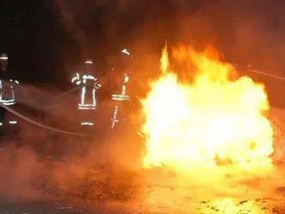 На Одеській трасі згорів рефрижератор