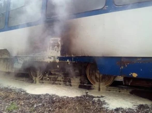 У Запоріжжі горів трамвай