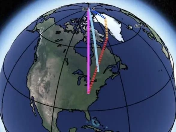 Учені назвали відповідальних за зміщення осі Землі