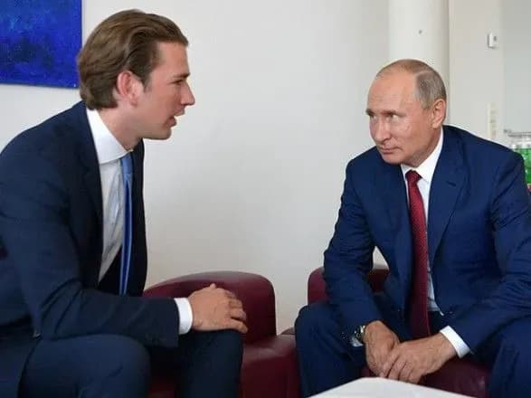 ЗМІ РФ: Курц обговорив з Путіним Україну, Сирію, транзит газу через Україну та "Північний потік-2"