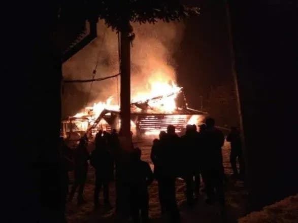 У Карпатах згорів храм Архистратига Михаїла