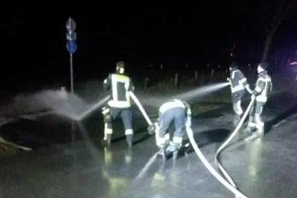 У Німеччині на дорогу вилилося близько 15 тисяч літрів молока