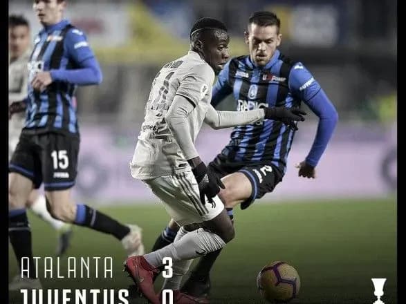 "Ювентус" зазнав розгромного фіаско та вилетів з Кубку Італії