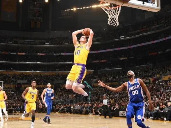 Михайлюк встановив персональний рекорд у результативній грі за "Лейкерс"