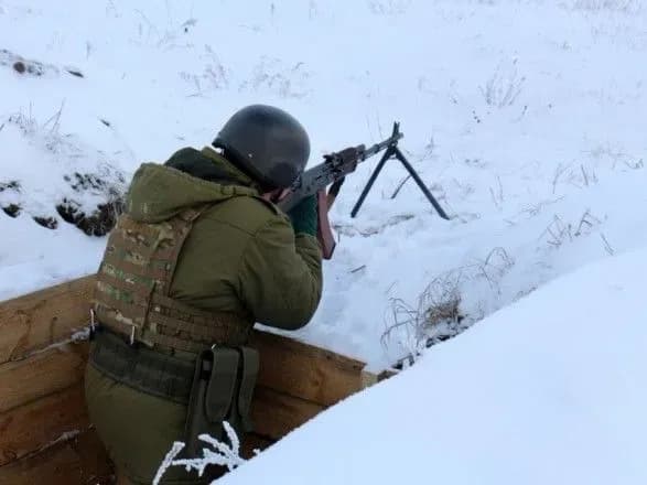 С начала суток боевики один раз обстреляли позиции ООС