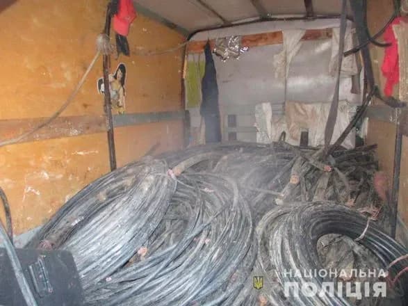 У Запоріжжі викрили банду викрадачів кабелю
