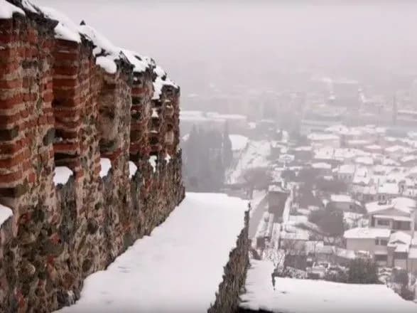 Циклон "Океаніс" засипав Грецію снігом