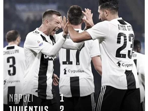 "Ювентус" втримав перемогу у матчі з двома вилученнями проти "Наполі"