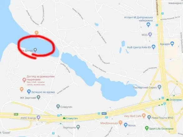 В київських Осокорках знайшли утопленика