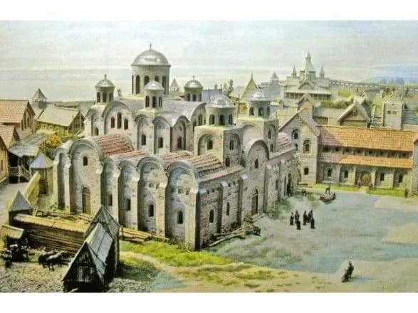 Киевляне предлагают создать голограмму Десятинной церкви над историческими фундаментами