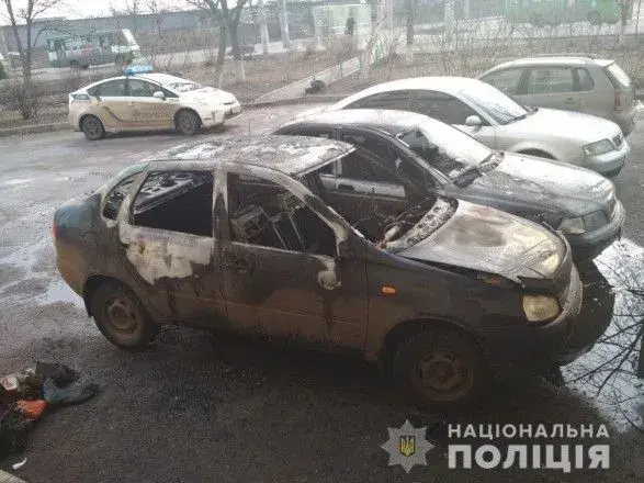 На Харківщині протягом доби згоріло 4 автівки