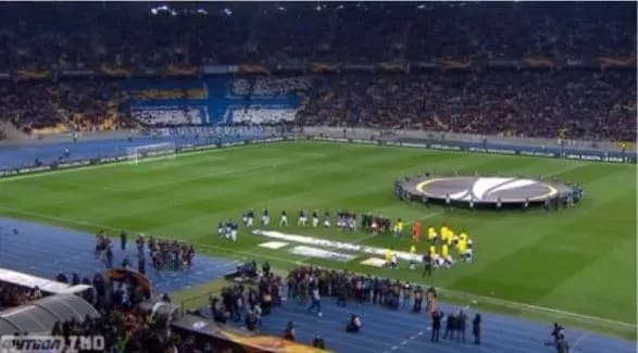 Прапор ВМС виклали на матчі "Динамо" - "Челсі" на підтримку полонених моряків