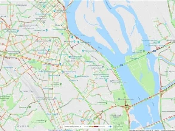 Ранок у столиці розпочався із заторів