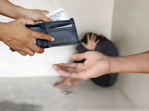 В Україні в минулому році від торгівлі людьми постраждали понад 20 дітей