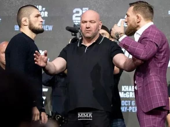 Президент UFC назвав неприйнятною ситуацією між Макгрегором і Нурмагомедовим