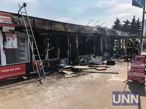 У Києві горів ринок