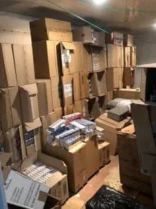 З незаконного обігу вилучили партію тютюнових виробів на понад 7,4 млн грн