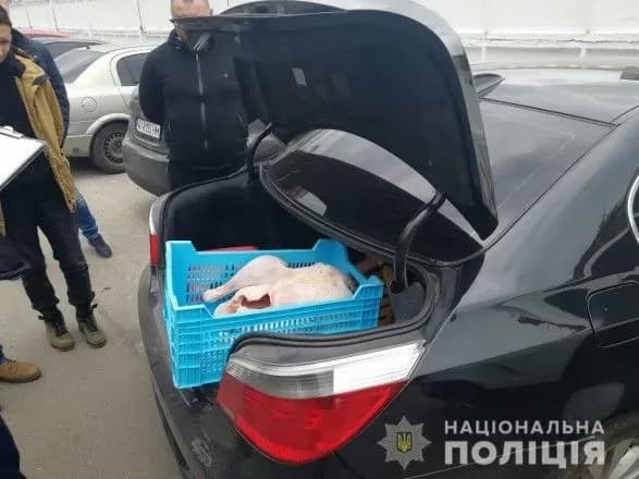 Погрожуючи іграшковою зброєю у підприємця забрали дві тушки індика