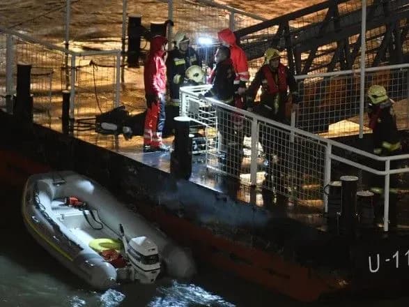 Кількість загиблих після аварії прогулянкового катера в Будапешті зросла до 7 осіб