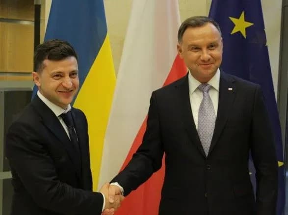 У Брюсселі проходить перша зустріч Зеленського і Дуди