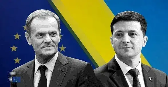 Туск в Брюсселе встретился с Зеленским