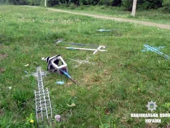 За п’ять років в Україні зафіксовано понад 9 тис. наруг над могилами