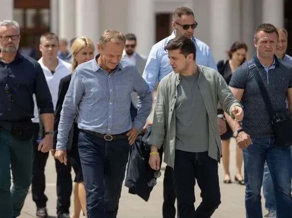 Зеленський і Туск відбули до Луганської області