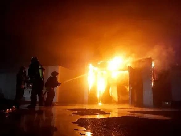 У Запоріжжі сталася пожежа на рибному підприємстві
