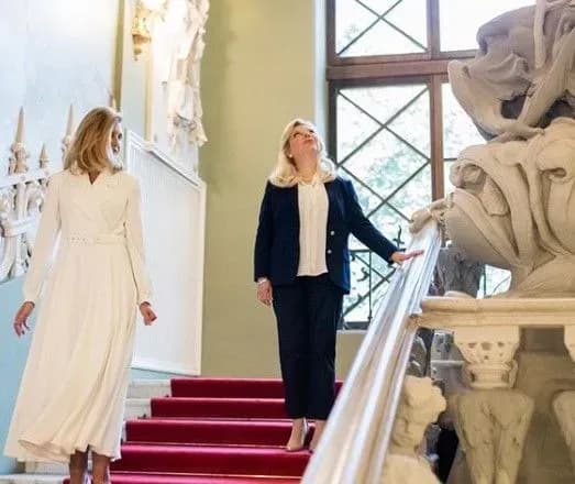 Перша леді України та дружина прем'єра Ізраїлю прогулялися Будинком з химерами