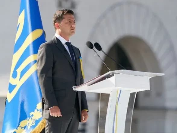 Зеленський не згадав про Росію у промові з нагоди Дня Незалежності