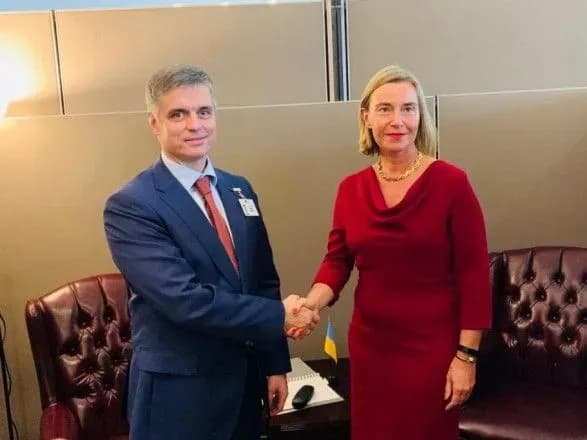 Пристайко подякував Могеріні за її роль у підтримці України з боку ЄС