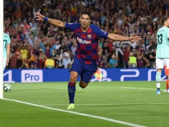 Дубль Суареса приніс "Барселоні" перемогу над "Інтером" в ЛЧ