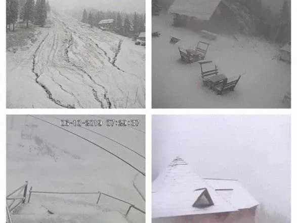 Карпати завалило снігом