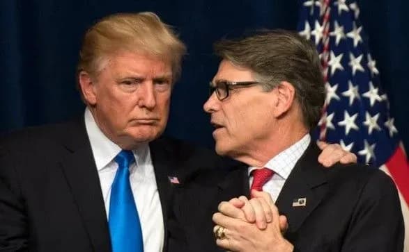 Трамп: Перрі йде у відставку, але продовжить очолювати Міненерго США до кінця року