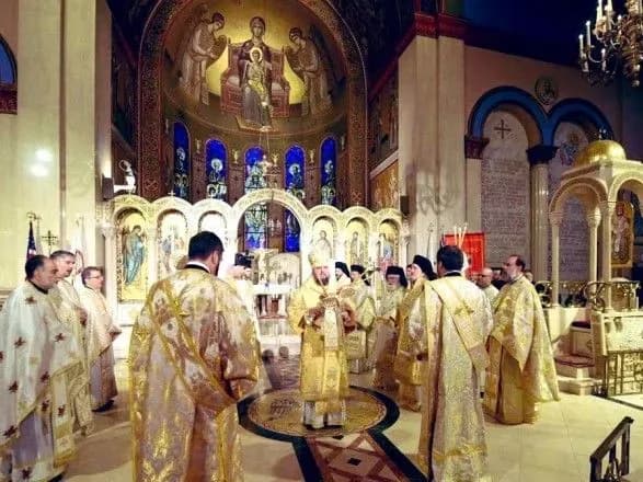 Епіфаній вперше провів спільну літургію з архієпископом Америки