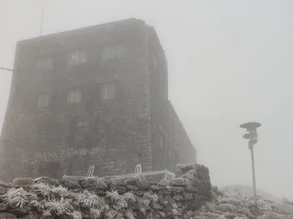 У Карпатах вдарило 8 градусів морозу