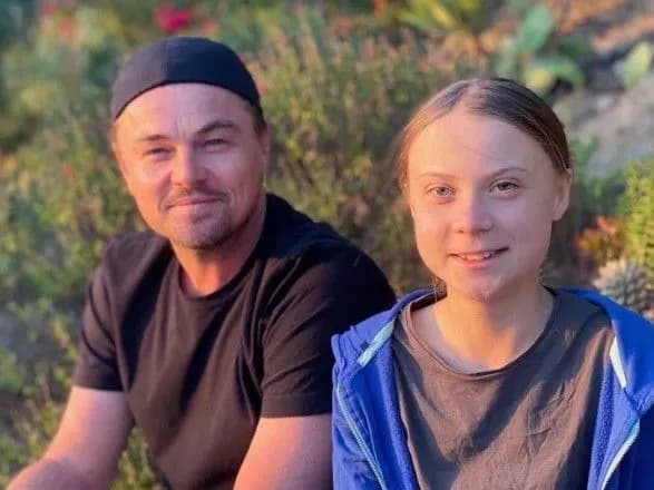 Леонардо Ді Капріо зустрівся з Гретою Тунберг