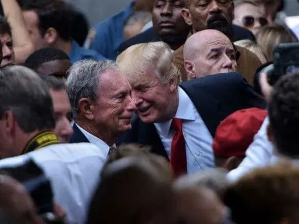 Трамп заявив, що Блумберг тільки зашкодить Байдену під час виборів