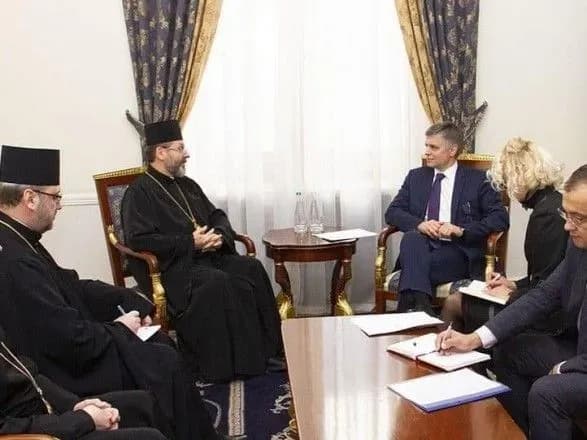 Пристайко встретился с главой УГКЦ Шевчуком