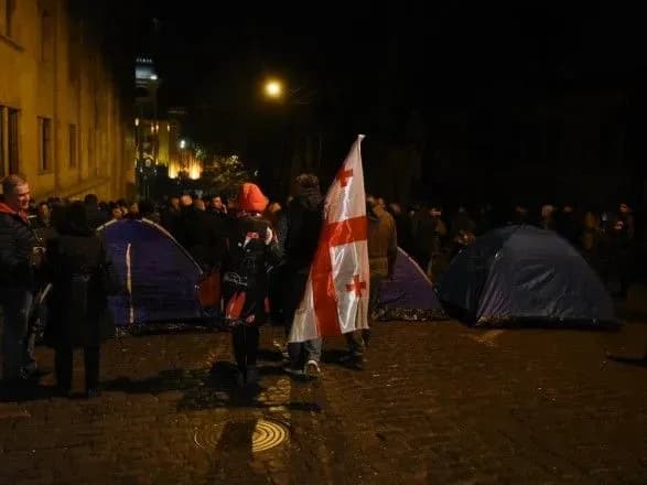 Омбудсмен Грузии назвала пикеты оппозиции у парламента беззаконием по вине депутатов правящей партии