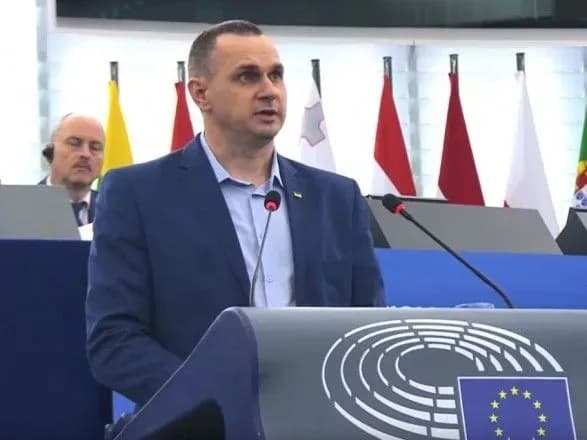 Сенцов у Європарламенті: Росія не хоче миру на Донбасі