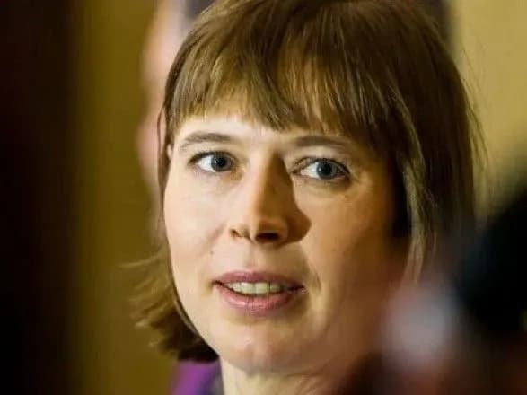 Президент Естонії поділилася враженнями від поїздки на Донбас